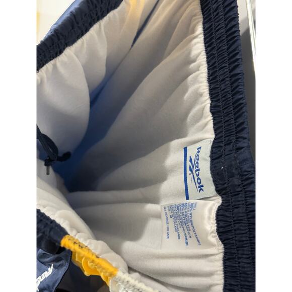 90s Reebok Windbreaker Active Running Track Basketball Lined Navy Womens Medium - Picture 11 of 12